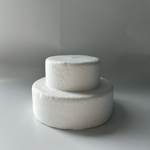 Trắng Polystyrene xốp đĩa giả bánh - Product Image 5