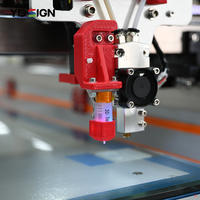 Printer 3D otomatis kecepatan tinggi terbaik papan reklame industri kontrol WIFI pembuat huruf 3D inti Laser multiwarna