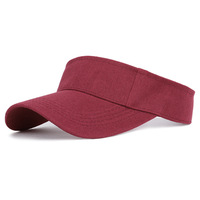 Transpirable Color caramelo en blanco Montar Deportes salvajes Tapa superior vacía Hombres Unisex Sombrero con visera