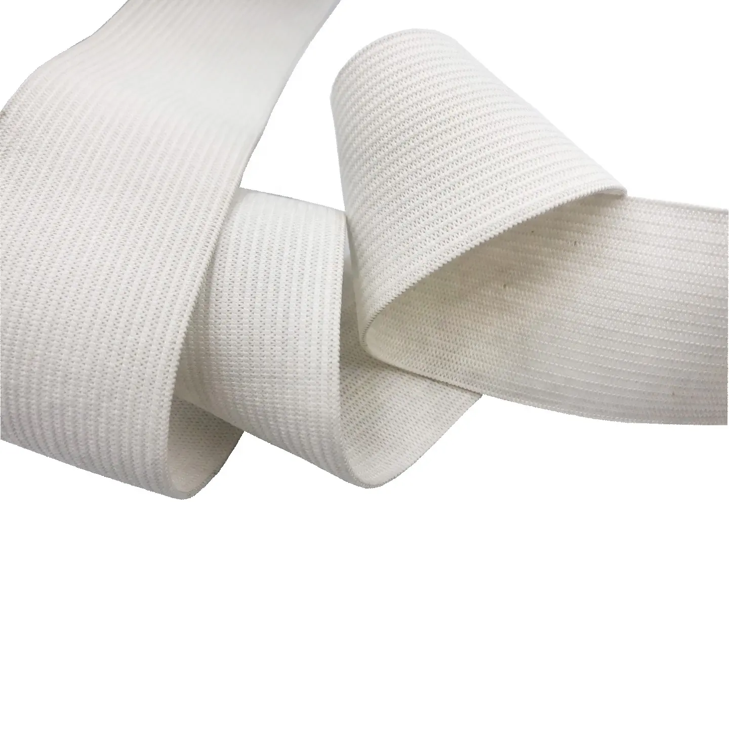 Hoge Elasticiteit 1.5 ''Wide Knit Naaien Elastische Spool Elastische Band Voor Naaien En Crafting