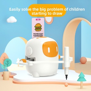 Robot de Dibujo de Plástico con 100 Tarjetas, Interactivo por Voz, Pintura Automatizada, Juguete Educativo Montessori, Regalo para Niños de 7 a 14 Años - Product Image 2