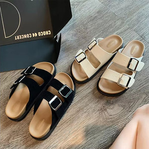 Wholesale Summer 2025 Women's <strong>Open</strong> <strong>Toe</strong> Outdoor Flat Sandals Soft PVC Cushioning for <strong>Slippers</strong> Fashion Trend for <strong>Ladies</strong> - Product Image 1