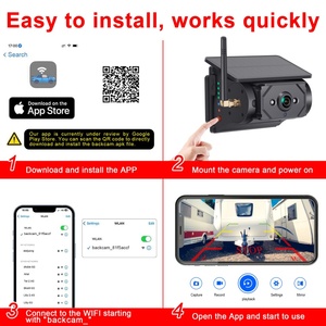 <span class=keywords><strong>2025</strong></span> di động mới nhất Wifi năng lượng mặt trời Powered không dây phía sau xem máy ảnh cho xe ô tô với nam châm được xây dựng trong pin với ứng dụng cho điện thoại - Product Image 4