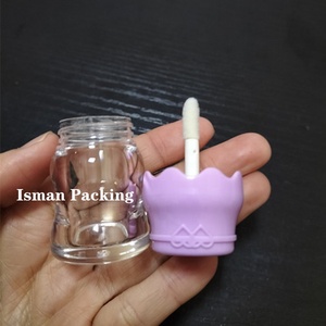 ISMAN Tubo de Brillo Labial con Forma de Biberón de Leche para Niños de 5ml, Lindo Envase Transparente Tipo Tarro de Yogur, Venta al por Mayor, <span class=keywords><strong>Precio</strong></span> de Fábrica, El Mejor - Product Image 3