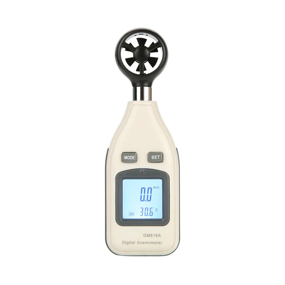 DECCA GM816A rüzgar hızı ölçer anemometre el dijital hava hızı akış Teste mükemmel kalite ve uygun fiyat