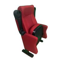 EKL meilleure taille normale église mobile cinéma public sièges de théâtre unique chaise porte-gobelet tissu école auditorium sièges pour