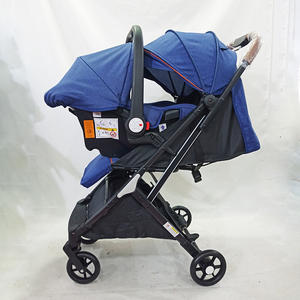 Fábrica al por mayor 3-en-1 cochecito de bebé seguro EVA rueda <span class=keywords><strong>medio</strong></span> dosel asiento <span class=keywords><strong>cuatro</strong></span> ruedas amortiguador marco de plástico cinturón seguro - Product Image 6