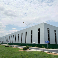 Panneaux d'entrepôt en acier isolés et kits de construction préfabriqués, structure métallique de stockage frigorifique à grande échelle