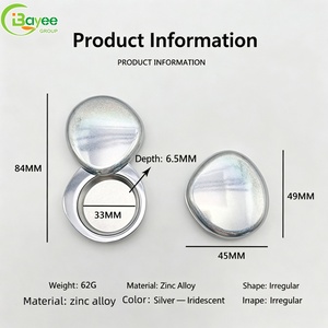 360 °   Caja de Perfume Sólido Colorida con Tapa Magnética Giratoria, Forma Irregular, Mini Caja Metálica Portátil con Logotipo Personalizado - Product Image 3