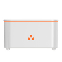 Diffuseur d'arômes à flamme simulée électrique avec brume fine, haute puissance, fonction minuterie, bruit inférieur à 36 dB pour le bureau, la chambre à coucher, la maison