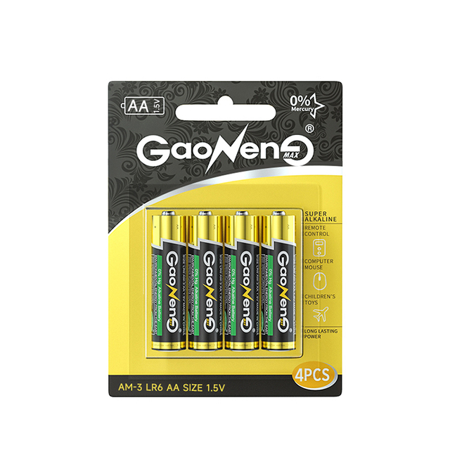 LR6 AA Alkaline Batteries 1.5V for Toys Home Appliances Remote Control & Power Tools-CE Certified 3 Year Shelf Life