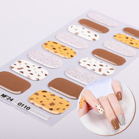 Bandes de gel UV de haute qualité à motifs léopard et pois classiques pour nail art
