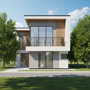 High Quality Supplier Balcony <b>Railing</b> <b>Outdoor</b> KHP Premium Wrought Iron Galvanized Anti Corrosion For Residential And Villa - Product Image 6