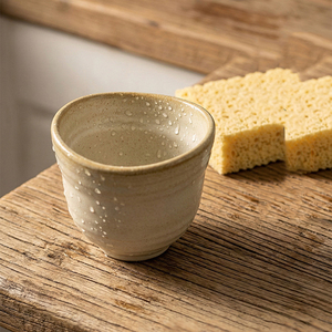 ถ้วยชาเซรามิกสไตล์ญี่ปุ่น ถ้วยกาแฟเอสเพรสโซ่เซรามิกทรงไม่สมมาตร สำหรับใช้ในบ้านและร้านอาหาร - Product Image 5