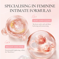 Nicotinamide de marque privée OEM ODM 200ml soin de la peau intime lavage corporel quotidien en mousse lavage intime pour les femmes