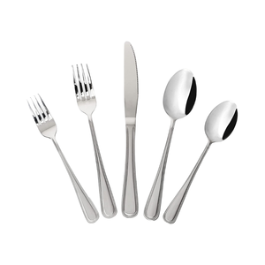 Juego de Cubiertos de Acero Inoxidable Ecológicos para Restaurante, Hotel, Boda, con Cuchara, Tenedor y Cuchillo, Acabado Espejo - Product Image 4