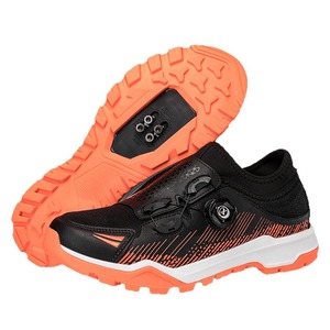Chaussures de cyclisme noires et vertes, dessus en mesh, semelle en caoutchouc EVA, sangle réglable, compatibles avec les clips SPD, chaussures de vélo de route et VTT - Product Image 3