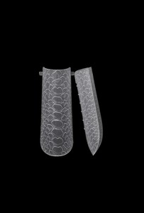 120pcs Clear PP Skin Pattern <b>Nail</b> Dual Forms Poly Gel <b>Extension</b> Reusable Plastic <b>Nail</b> Form Tips - Product Image 2