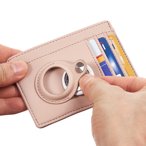 Portacarte <span class=keywords><strong>di</strong></span> <span class=keywords><strong>Credito</strong></span> JIANJI Personalizzato alla Moda con Blocco RFID, Sottile <span class=keywords><strong>e</strong></span> Minimalista, con Tasca Frontale per AirTag - Product Image 3