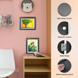 Tre Nâng Cấp Trắng Tác Phẩm Nghệ Thuật Hiển Thị Lưu Trữ Composite Front-Mở Trẻ Em Khung Nghệ Thuật - Product Image 4