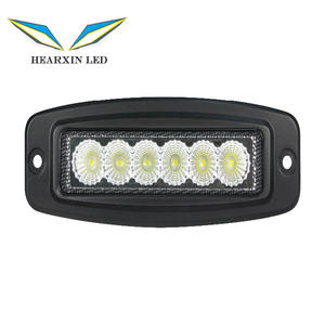 HearxinLED 7 pouces 18W lampe <span class=keywords><strong>de</strong></span> travail barre lumineuse LED à une rangée <span class=keywords><strong>pour</strong></span> SUV ATV UTV 4X4 rails <span class=keywords><strong>de</strong></span> sable voitures camion <span class=keywords><strong>remorque</strong></span> chariot élévateur - Product Image 1