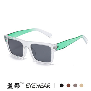 Yingtai Eyewear <b>Square</b> <b>Sunglasses</b> PC Frame UV400 Protection Women's Fashion Sunshades - Product Image 3