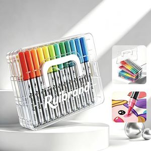 Marqueur acrylique pour l'art <span class=keywords><strong>des</strong></span> enfants - Stylo à <span class=keywords><strong>encre</strong></span> intelligente haute capacité à contrôle de la quantité <span class=keywords><strong>d</strong></span>'<span class=keywords><strong>encre</strong></span>, mélangeable, pour aquarelle - Product Image 6