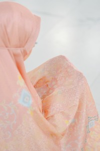 Robe de prière imprimée / Mukena / Telekung, couleur et motif personnalisés - Product Image 2
