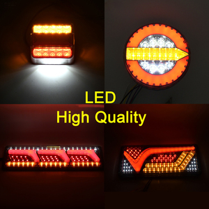 6 Inch Hình Bầu Dục Mũi Tên Lần Lượt Đèn Tín Hiệu 25 LED Đuôi Đèn Phanh Side Đánh Dấu Đèn Cho Xe Tải Trailer Xe Buýt Xe Tải - Product Image 3