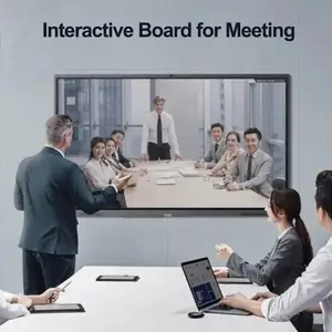 Metafit 55/65/75/86/100/110 inç dokunmatik ekran interaktif tahta LCD ekran toplantı eğitimi akıllı interaktif beyaz tahta