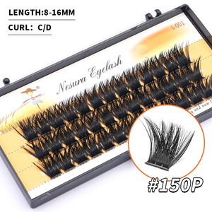 Extensiones de Pestañas DIY Estilo Natural al por Mayor, Segmentos de Pestañas en Racimo, Segmentos de Pestañas Invertidas, Pestañas de Tira Completa para - Product Image 5