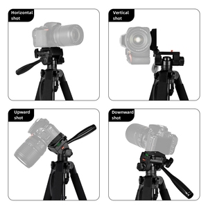 Soporte de trípode de cámara Flexible de aluminio para teléfono, soporte de trípode de vídeo, soporte de montaje para teléfono móvil, trípode portátil de 1,8 m - Product Image 4