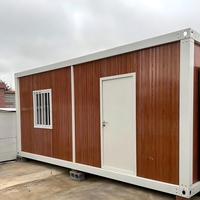 Maison mobile modulaire étanche de 20 pieds, mini-conteneur détachable, entrepôt modulaire, bureau avec toilettes