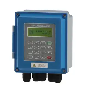 Medidor de flujo ultrasónico Digital Lcd personalizado barato de bajo costo abrazadera de medidor de flujo de agua en medidor de flujo ultrasónico