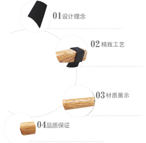 จอบทรงส้อมพร้อมด้ามไม้จอบเหล็กคาร์บอน - Product Image 6