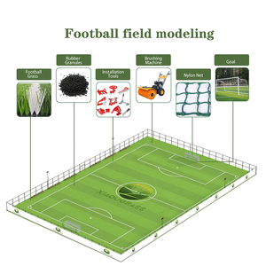 Gazon artificiel haute densité ignifuge <span class=keywords><strong>Astro</strong></span> Turf 40 mm 50 mm 60 mm pour terrains de sport et stades de football - Product Image 4