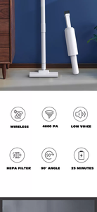 <span class=keywords><strong>Aspirateur</strong></span> à main sans fil duwi Dowellin, collecteur de poussière Portable sans fil, nettoyeur de tapis de sol, <span class=keywords><strong>aspirateur</strong></span> à bâton - Product Image 4