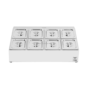 ชั้นวางเครื่องปรุงสแตนเลสสำหรับโต๊ะครัวเชิงพาณิชย์ ชั้นเก็บเครื่องปรุงสำหรับร้านอาหาร บริการจัดเลี้ยง และเตรียมอาหาร - Product Image 5