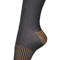 Chaussettes de sport respirantes WUYANG, chaussettes de compression antidérapantes en nylon, logo personnalisé, chaussettes de course