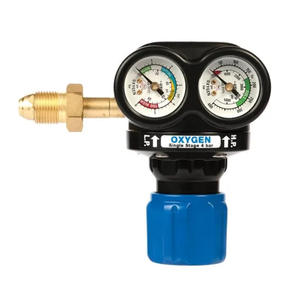 เกจวัดแรงดันแก๊สสำหรับอุตสาหกรรม สำหรับวิคเตอร์ บรัส ใช้กับแก๊ส LPG ออกซิเจน อะเซทิลีน LGP ไนโตรเจน และคาร์บอนไดออกไซด์ - Product Image 4