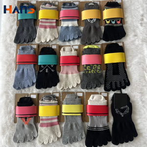 ถุงเท้าโยคะห้านิ้ว Hans ระบายอากาศได้ดี กันลื่น ถุงเท้ากีฬาแบบแยกนิ้วเท้า - Product Image 1