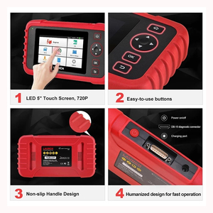 Herramienta de diagnóstico del lector de código del escáner del coche X431 CRP 129X OBD2 con reinicio para el motor ABS SRS PK - Product Image 3