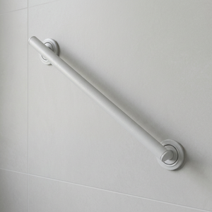 Barra de seguridad para baño de 24 pulgadas, blanca, de alta resistencia, para discapacitados, cumple con las normas ADA, venta al por mayor B2B - Product Image 1