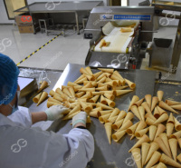 Cône commercial entièrement automatique faisant la ligne de production