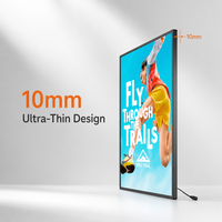 Boîte à lumière LED ultra-mince à contraste 10000:1 pour affichage publicitaire éclairé, idéale pour les cinémas, cafés et enseignes de devanture de magasin