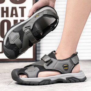 Cross-Border Fashionable Casual Men's <b>Outdoor</b> Trendy Lightweight <b>Waterproof</b> Breathable Mesh Surface Anti-Collision Toe All - Product Image 5