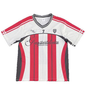 Sporty V-Neck Jersey Short Sleeve T-<b>Shirt</b> Women Loose Hip-Hop Style T-<b>Shirt</b> Women Number Couple Top Trendy - Product Image 4