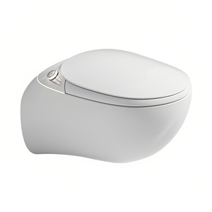 Inodoro Inteligente de Pared con Asiento Calefactado y Doble Descarga para el Hogar, Totalmente Automático, con Tanque Oculto Integrado y Asiento Flotante <span class=keywords><strong>Empotrado</strong></span> - Product Image 1
