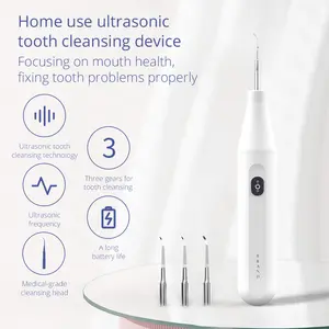 Elektrikli ultrasonik Sonic diş Calculus Remover diş lekeleri Tartar kaldırmak aracı diş beyazlatma kiti ev diş ölçekleyici