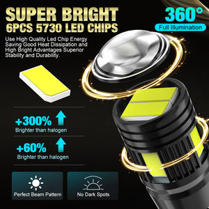 ไฟ LED T10 6SMD 12V 194 175 <span class=keywords><strong>168</strong></span>ท้ายรถใช้อ่านป้ายทะเบียนด้านในจอดรถ - Product Image 2